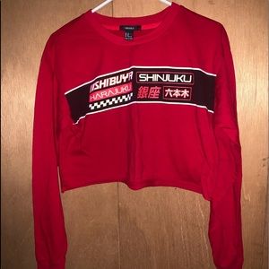 Forever21 race long sleeve,worn, no rips or tears.